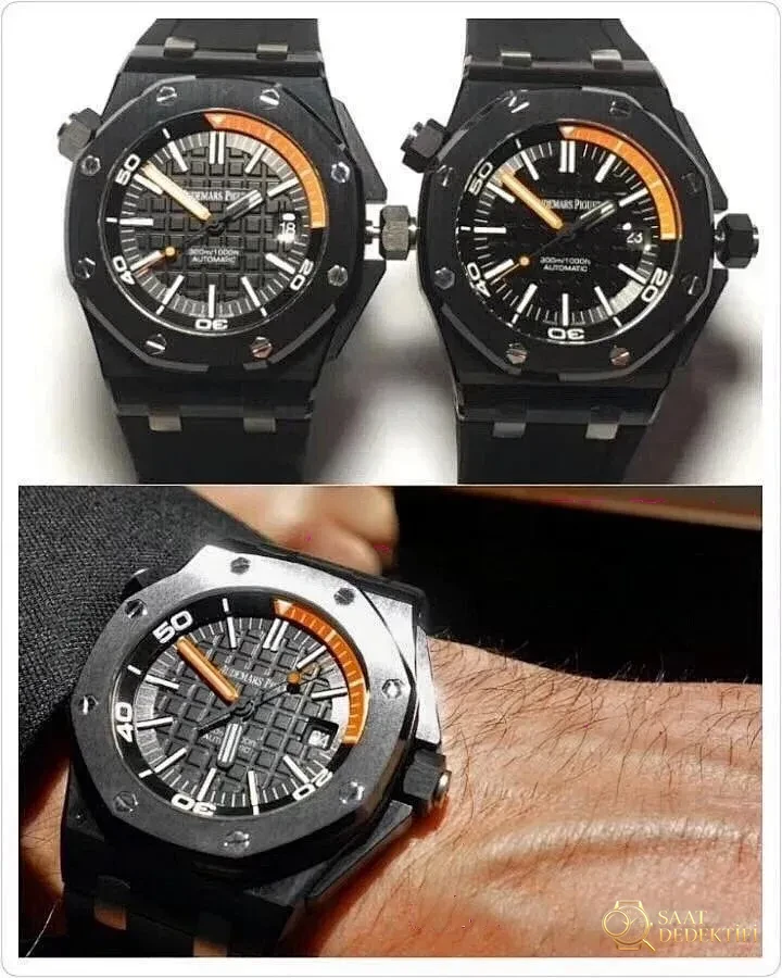 Is the XF Factory Audemars Piguet 15707 ceramic watch V2 version still obvious as a replica at first glance? - Back Cover and Mechanism Detail