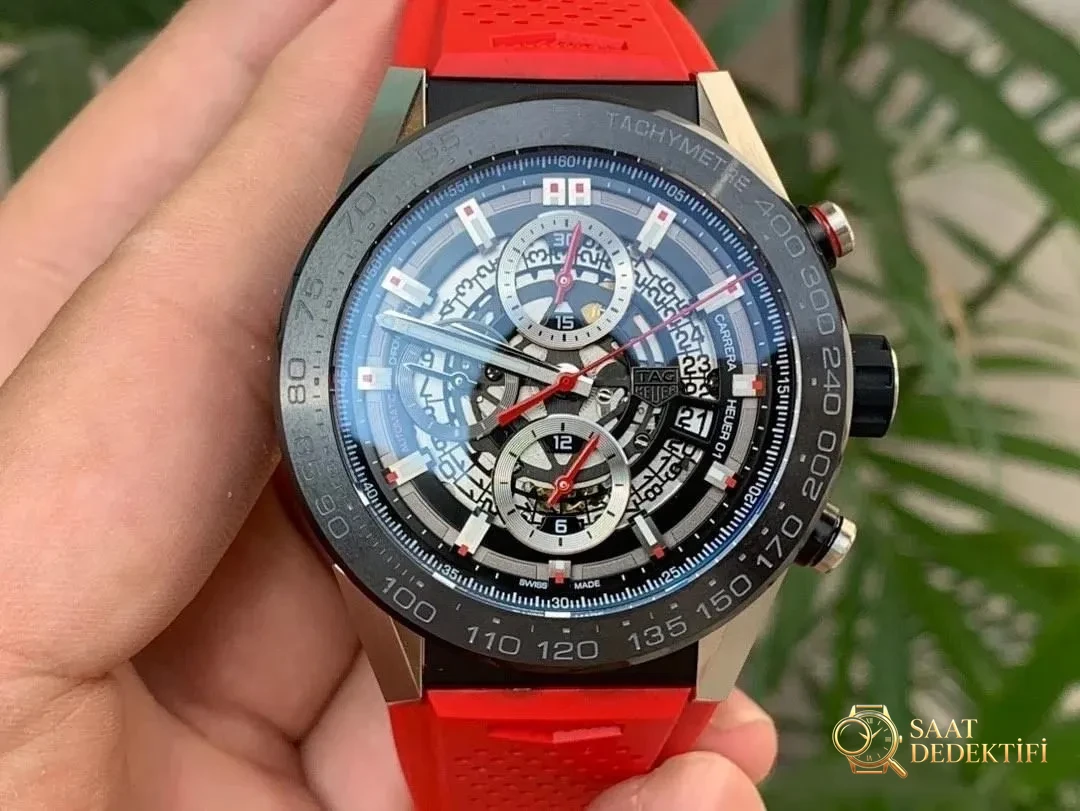 XF Factory TAG Heuer Carrera 01 Tam İskelet Kronograf Detaylı İnceleme - Bilezik, Toka ve Klips Mekanizması