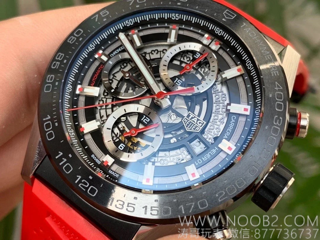 XF Factory TAG Heuer Carrera 01 Tam İskelet Kronograf Detaylı İnceleme — 8. fotoğraf