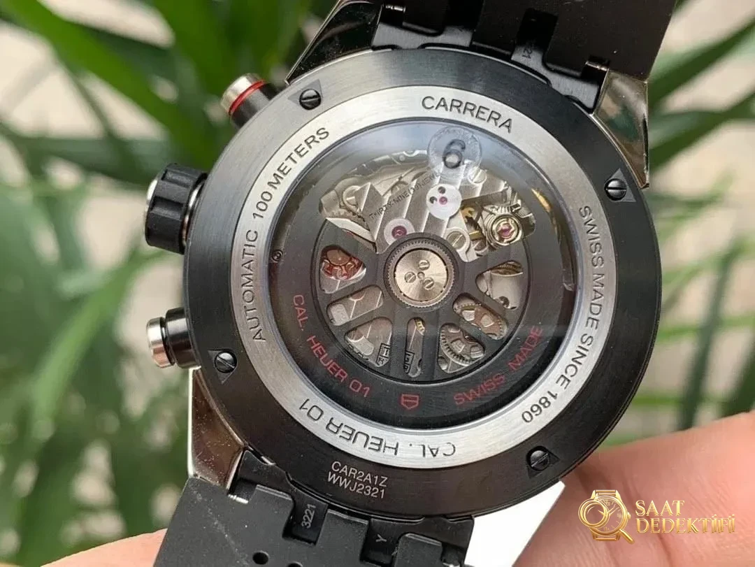 XF Factory TAG Heuer Carrera 01 Tam İskelet Kronograf Detaylı İnceleme - Cam Yansıma Önleyici (AR) Kaplama