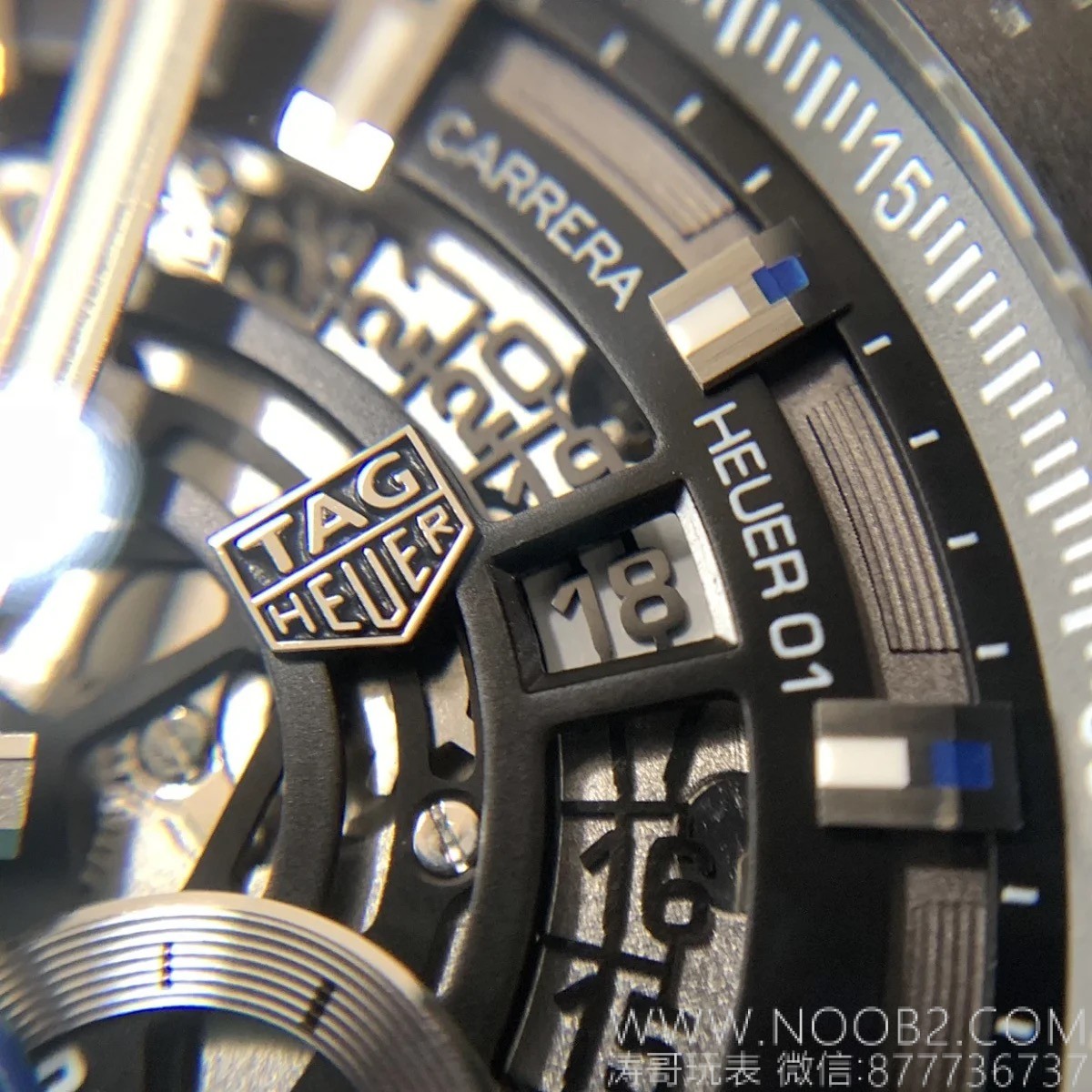 XF Factory TAG Heuer Carrera 01 Tam İskelet Kronograf Detaylı İnceleme — 23. fotoğraf