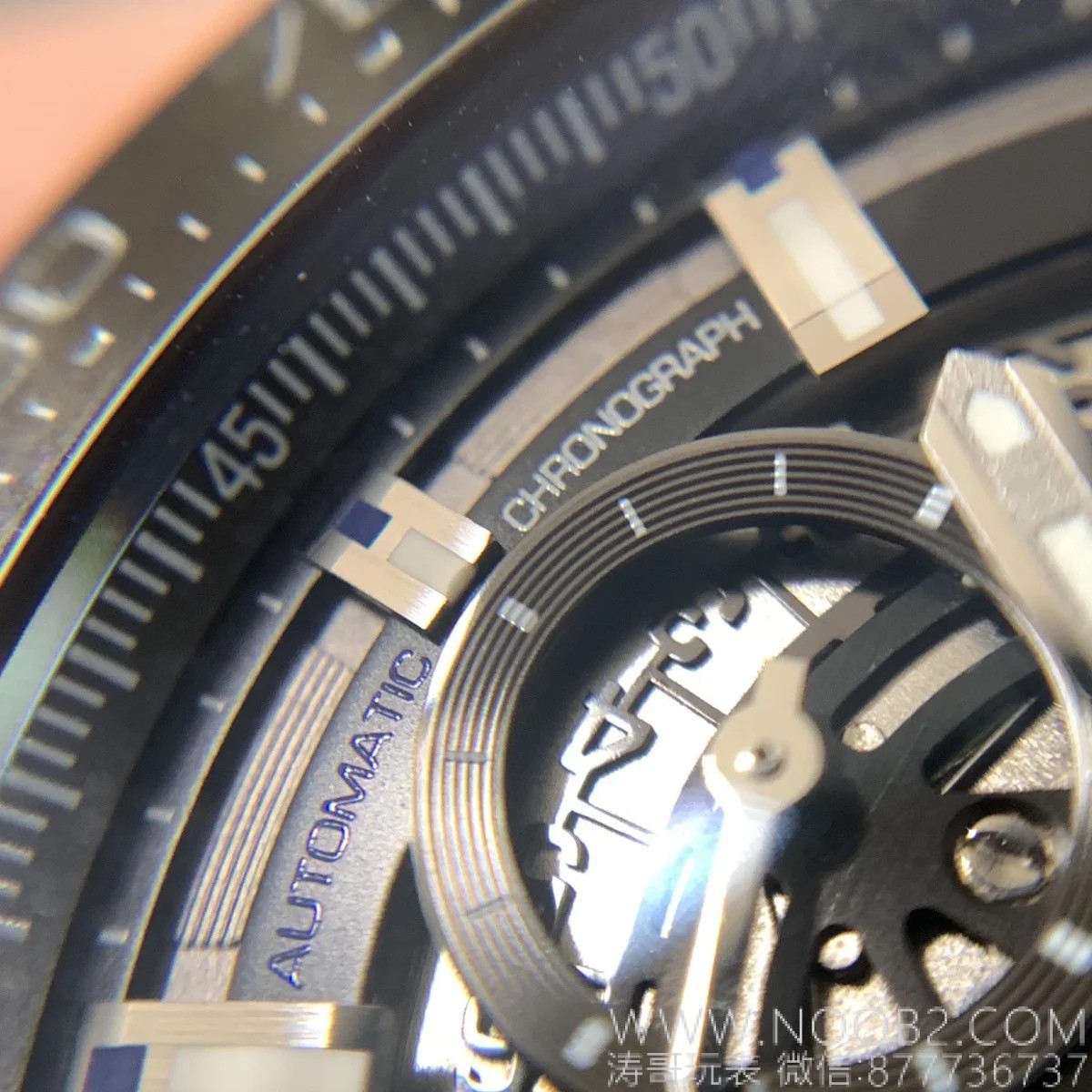 XF Factory TAG Heuer Carrera 01 Tam İskelet Kronograf Detaylı İnceleme — 24. fotoğraf