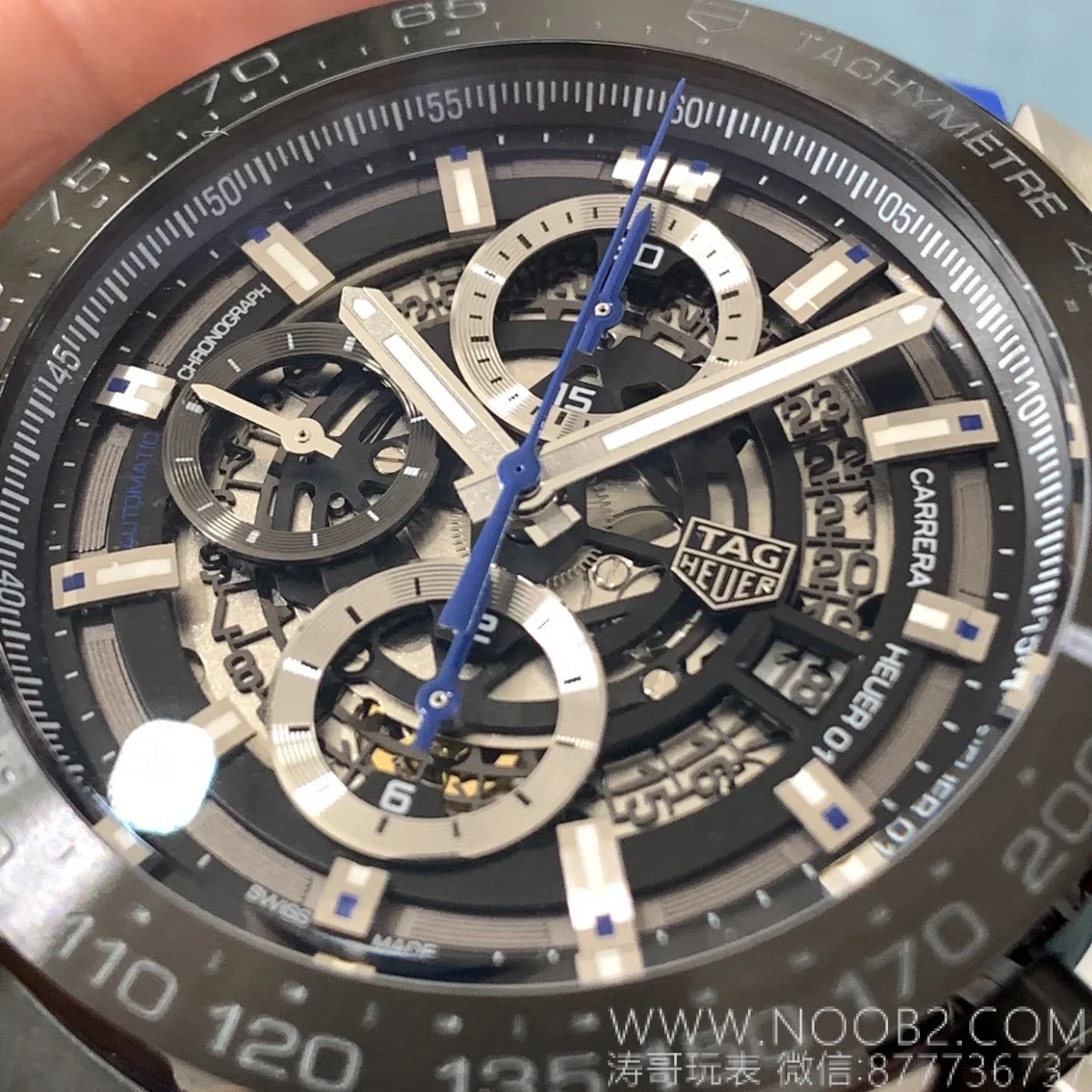 XF Factory TAG Heuer Carrera 01 Tam İskelet Kronograf Detaylı İnceleme — 25. fotoğraf