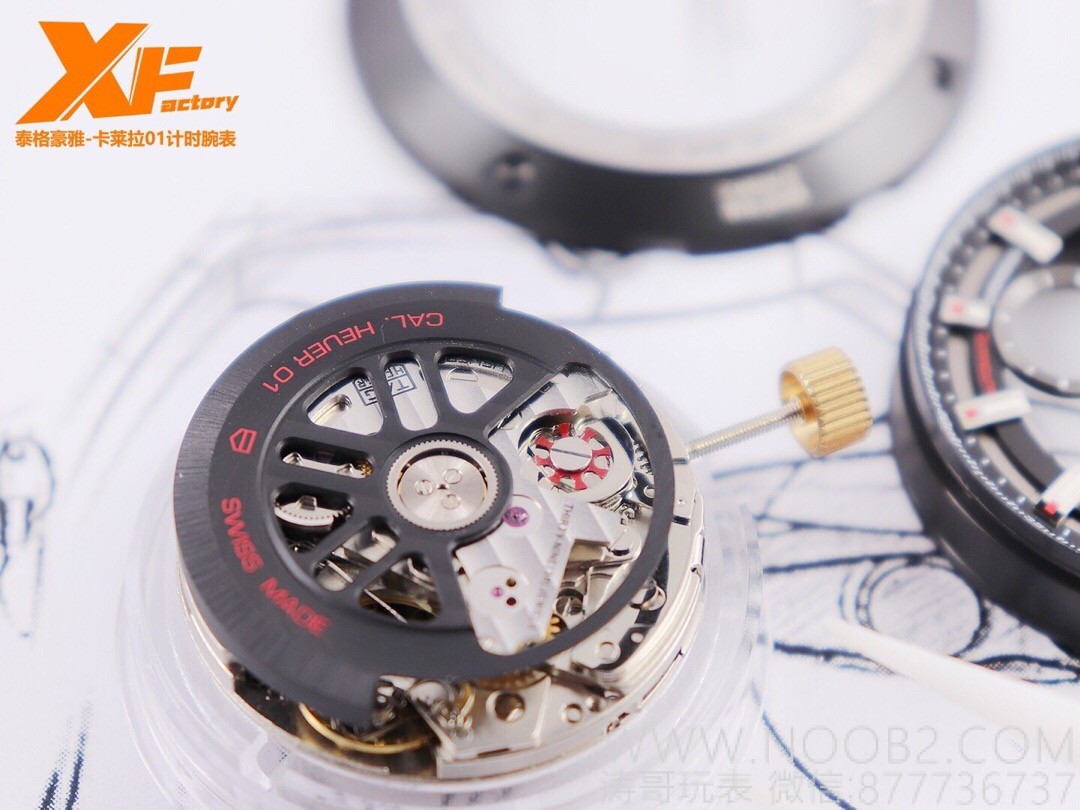 XF Factory TAG Heuer Carrera 01 Tam İskelet Kronograf Detaylı İnceleme — 30. fotoğraf