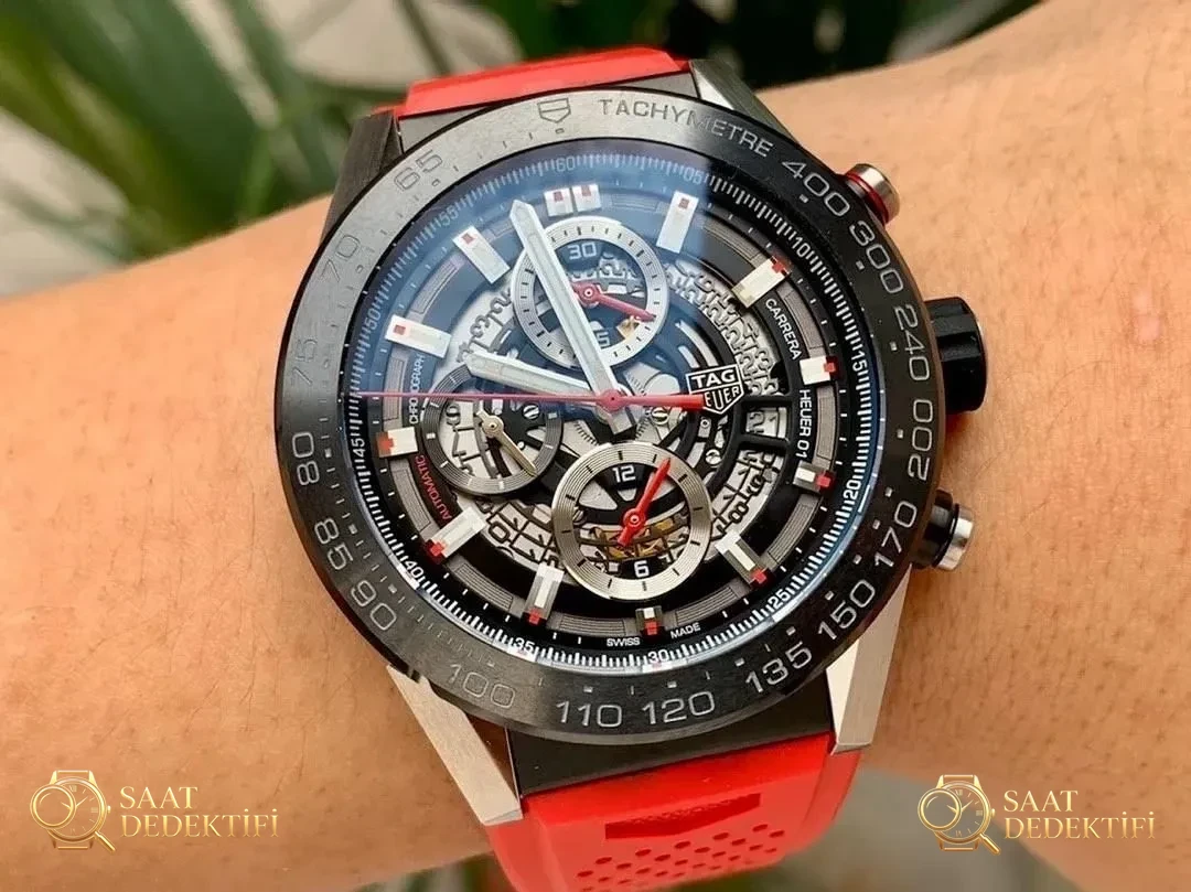 XF Factory TAG Heuer Carrera 01 Tam İskelet Kronograf Detaylı İnceleme - Kadran Alt Kadranları ve İğne Senkronizasyonu