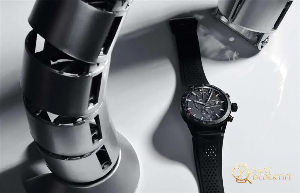 XF Factory TAG Heuer Carrera Ay Yüzeyi Heuer 01 CLEP özel modeli tanıtıldı - Kadran Detayı ve Bezel İşçiliği
