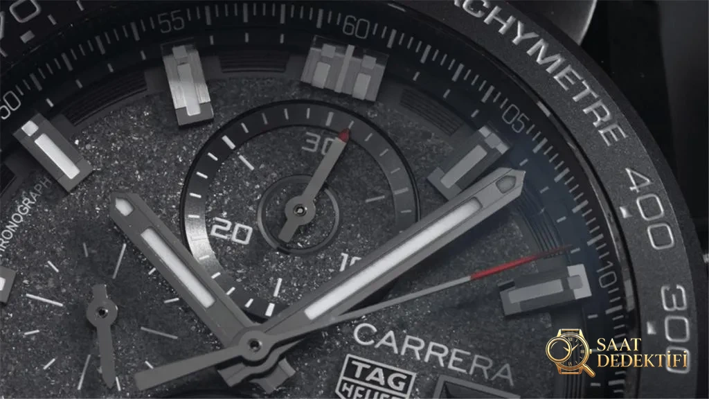 XF Factory TAG Heuer Carrera Ay Yüzeyi Heuer 01 CLEP özel modeli tanıtıldı - Mekanizma Zemberek ve Balans Detayı