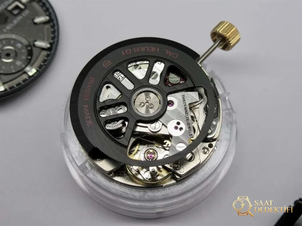 XF Factory TAG Heuer Carrera Ay Yüzeyi Heuer 01 CLEP özel modeli tanıtıldı - Toka İçi Mikro Ayar Mekanizması