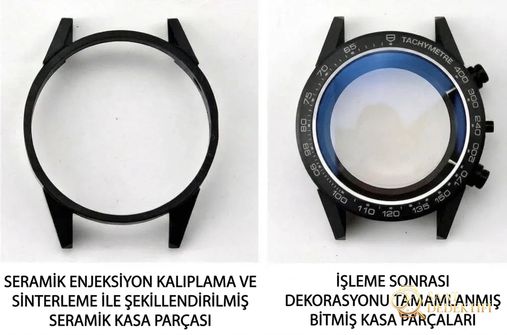 XF Factory TAG Heuer Carrera Black Knight Seramik Kronografın İşçilik İncelemesi - Tepe Koruması ve Ayar Fonksiyonu