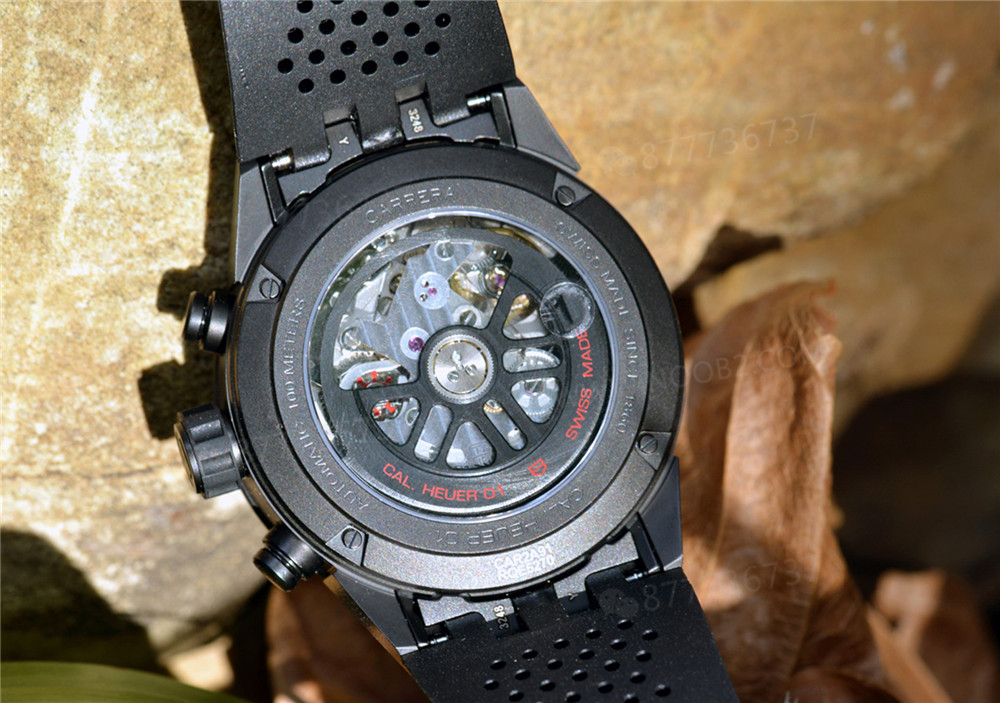 XF Factory TAG Heuer Carrera Black Knight Seramik Kronografın İşçilik İncelemesi — 17. fotoğraf