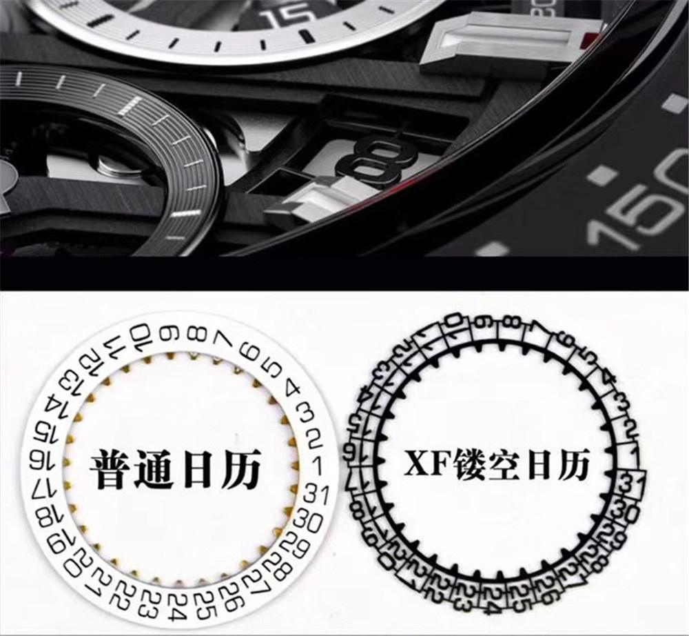 XF Factory TAG Heuer Carrera Black Knight Seramik Kronografın İşçilik İncelemesi — 20. fotoğraf