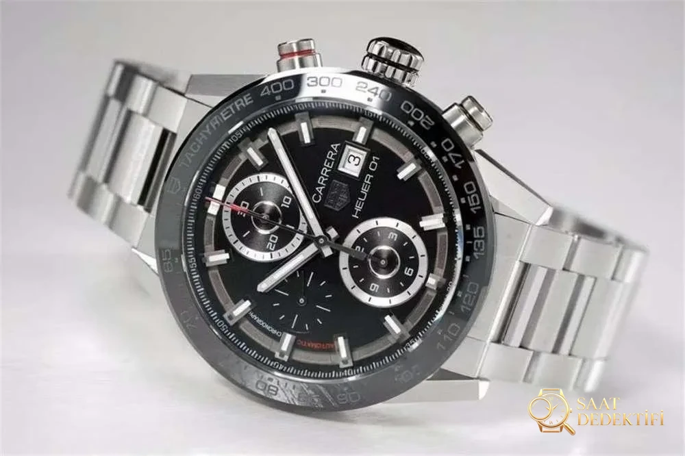 XF Factory TAG Heuer Carrera Black Phantom yeni model incelemesi - Arka Kapak ve Mekanizma Detayı