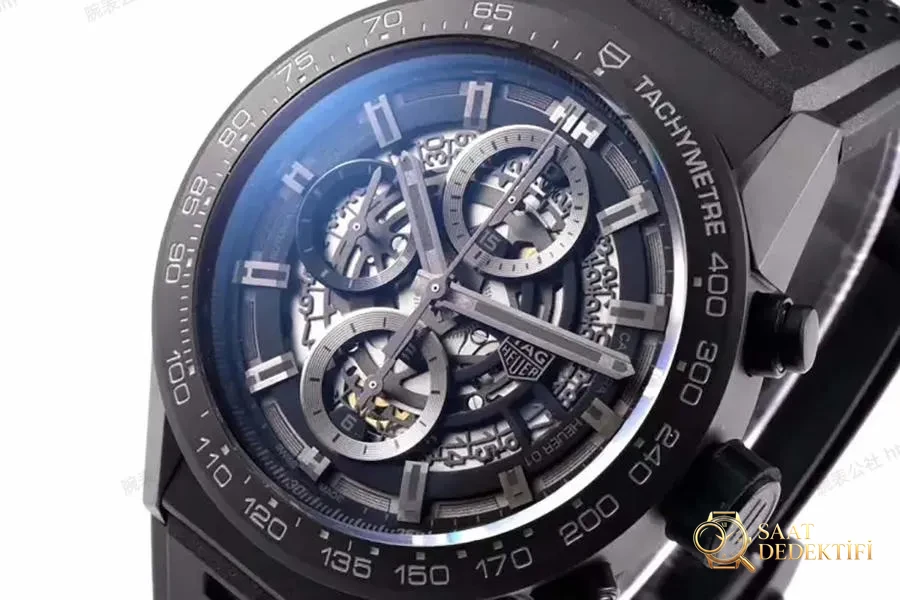 XF Factory TAG Heuer Carrera Seramik Black Knight Saat İncelemesi - Bilezik, Toka ve Klips Mekanizması