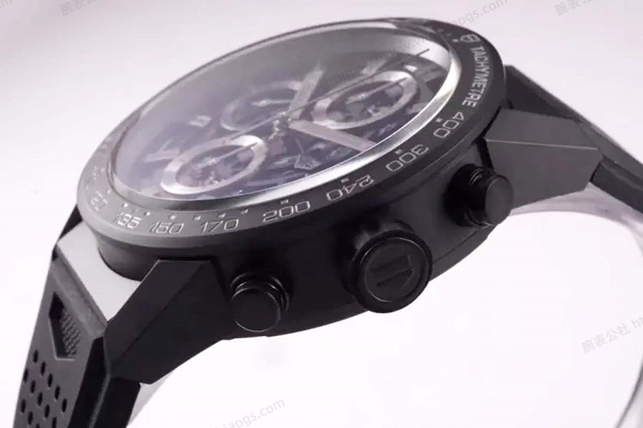XF Factory TAG Heuer Carrera Seramik Black Knight Saat İncelemesi — 6. fotoğraf