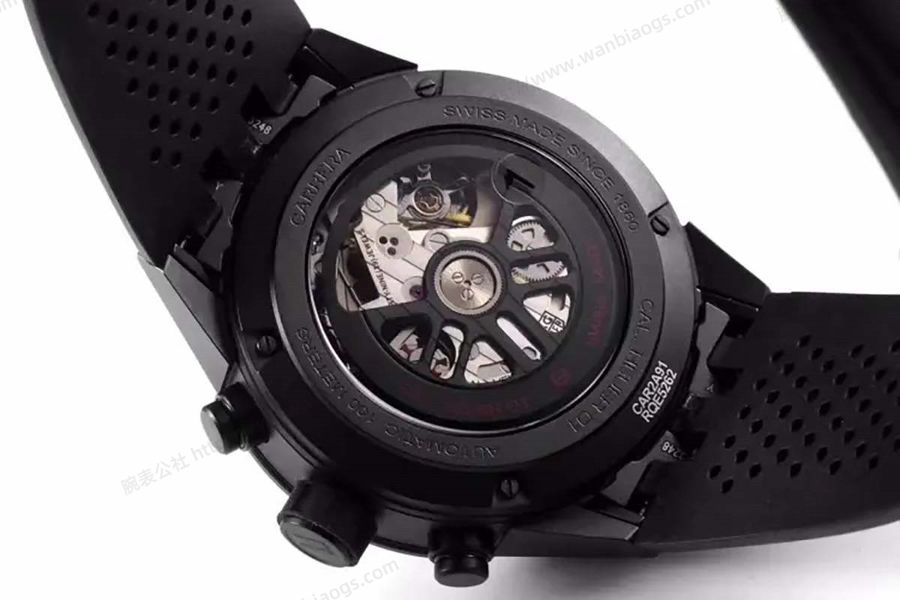 XF Factory TAG Heuer Carrera Seramik Black Knight Saat İncelemesi — 7. fotoğraf