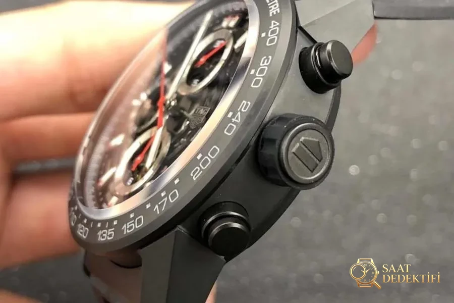 XF Factory TAG Heuer Carrera Serisi Red Knight Kol Saati İncelemesi - Arka Kapak ve Mekanizma Detayı