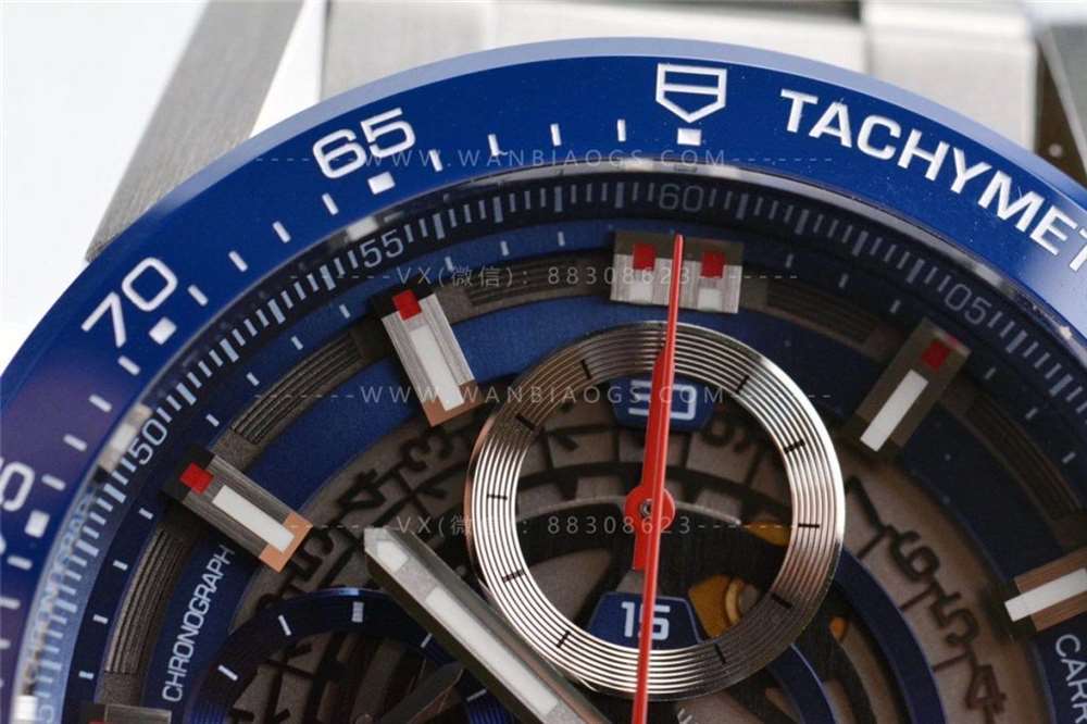 XF Factory TAG Heuer Carrera serisi - Yeni mavi kadranlı saat işçilik incelemesi — 3. fotoğraf