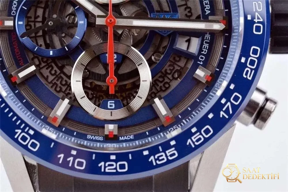 XF Factory TAG Heuer Carrera serisi - Yeni mavi kadranlı saat işçilik incelemesi - Kasa Çeliği ve Polisaj Kalitesi