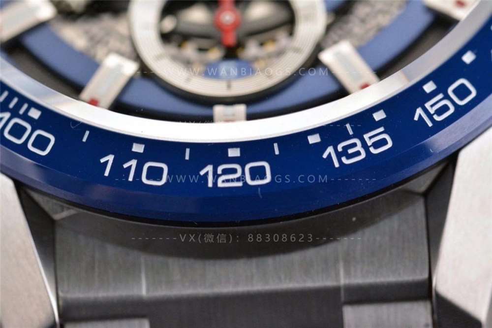 XF Factory TAG Heuer Carrera serisi - Yeni mavi kadranlı saat işçilik incelemesi — 17. fotoğraf