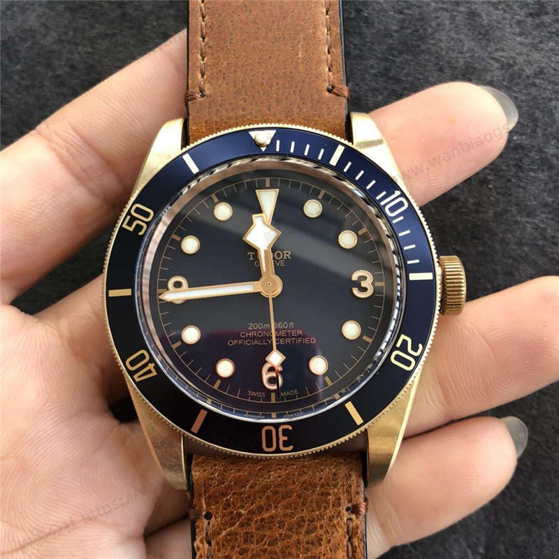 XF Factory Tudor mavi bronz çiçek saat incelemesi — 3. fotoğraf