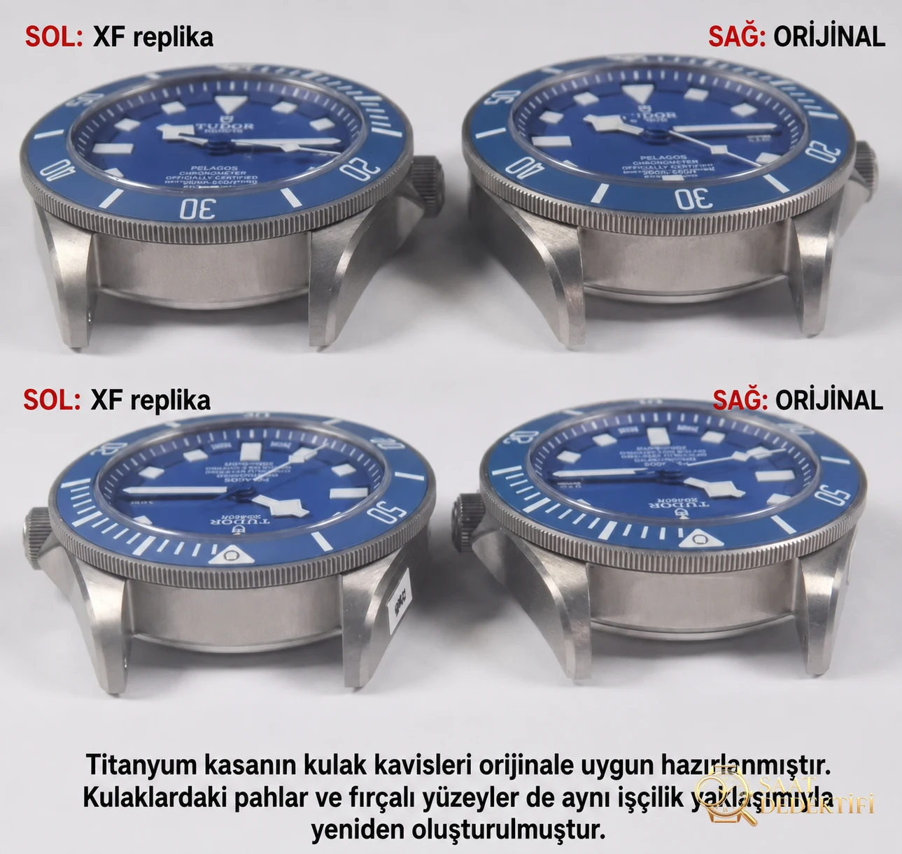 XF Factory Tudor mavi kar tanesi savaş baltası Pelagos serisi 25600TB kaç para? Gerçek-replika karşılaştırması ve orijinal inceleme - Bilezik Bakla Ayrımı ve Pim Yapısı