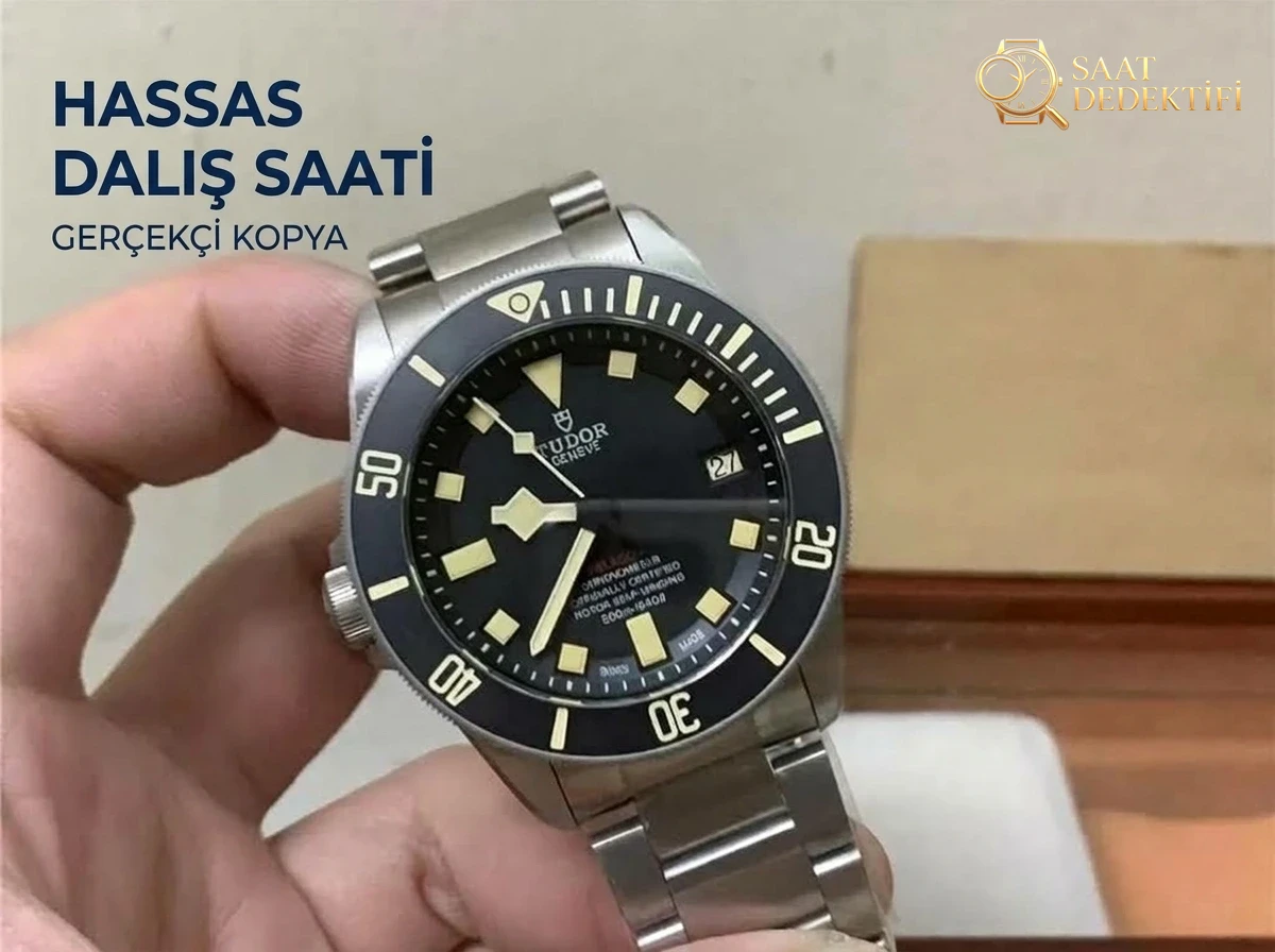 XF Factory Tudor Pelagos Siyah Battleaxe Titanyum Patates Solak V3, 2824 Mekanizmayla Kalitesi Nasıl? - Kadran Detayı ve Bezel İşçiliği