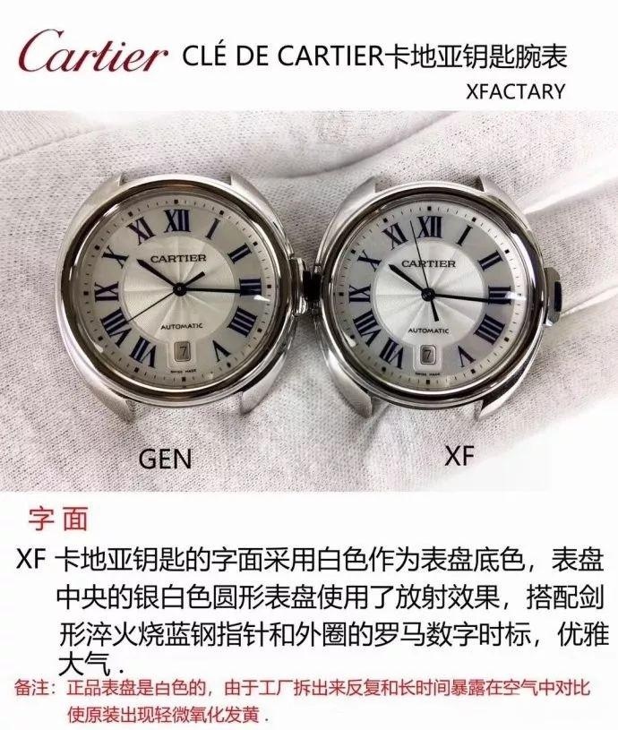 XF Factory V2 Cartier Clé Serisi WGCL0005 Kol Saati Orijinal Karşılaştırmalı İncelemesi — 10. fotoğraf
