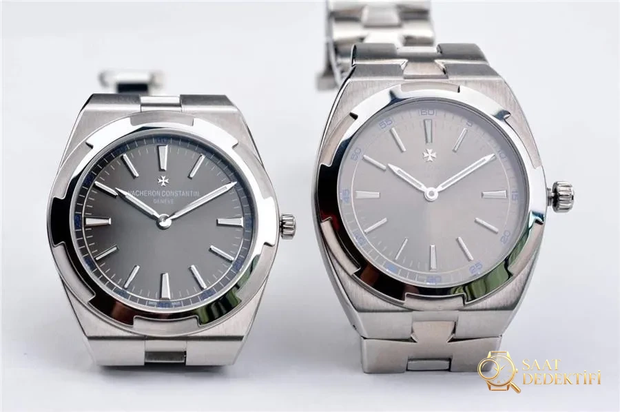 XF Factory Vacheron Constantin Overseas 2000V, küçük fabrika versiyonuyla karşılaştırma: hangisi daha üstün? - Kasa Profili ve Kurma Kolu İncelemesi