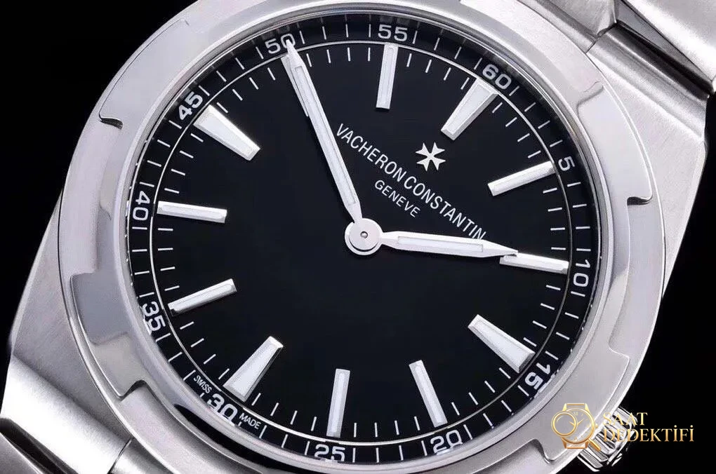 XF Factory Vacheron Constantin Overseas 2000V Siyah Kadranlı Ultra İnce Saat İncelemesi - Kasa Profili ve Kurma Kolu İncelemesi