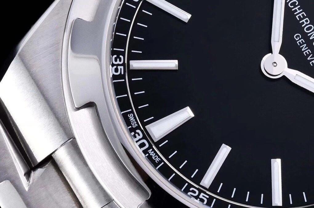 XF Factory Vacheron Constantin Overseas 2000V Siyah Kadranlı Ultra İnce Saat İncelemesi — 5. fotoğraf