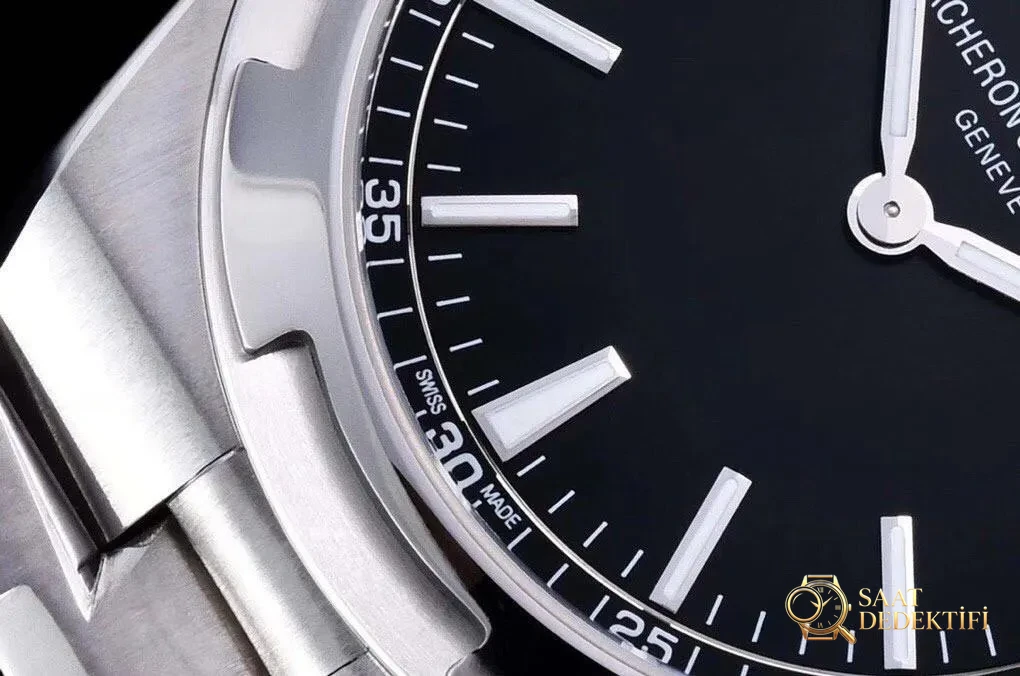 XF Factory Vacheron Constantin Overseas 2000V Siyah Kadranlı Ultra İnce Saat İncelemesi - Bilezik, Toka ve Klips Mekanizması