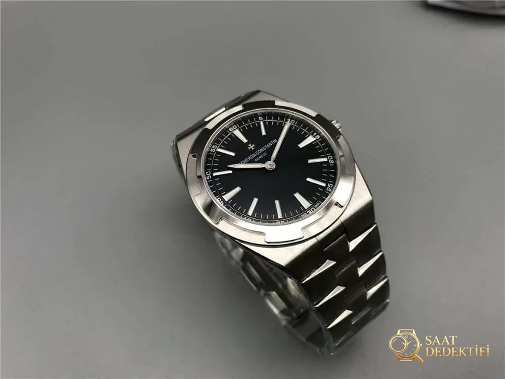 XF Factory Vacheron Constantin Overseas 2000V Ultra İnce «Siyah Kadran» İşçilik İncelemesi - Kasa Profili ve Kurma Kolu İncelemesi
