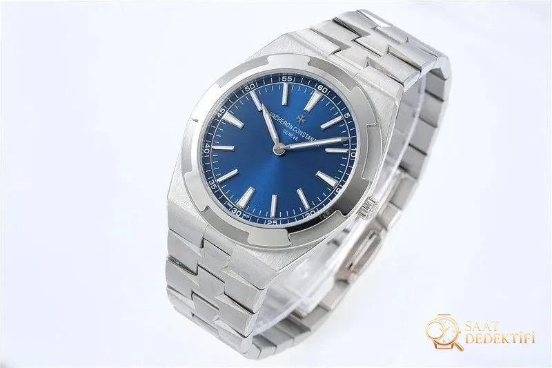 XF Factory Vacheron Constantin Overseas Ultra İnce Mavi Kadran İncelemesi - Kadran Detayı ve Bezel İşçiliği
