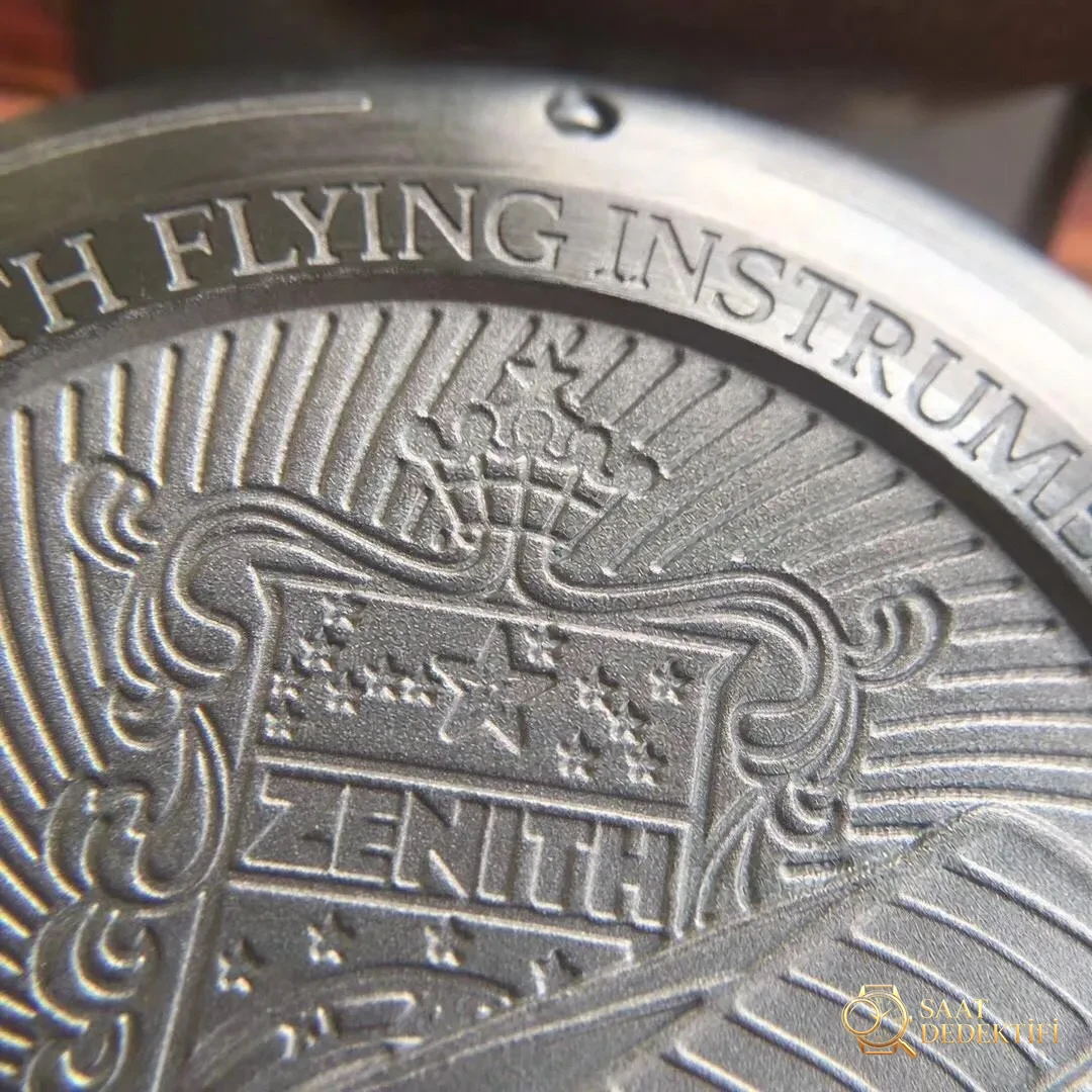 XF Factory Zenith Bronz Pilot Big Flieger V3 Sürümü - Çok Fotoğraflı Detaylı İnceleme - Mekanizma Zemberek ve Balans Detayı