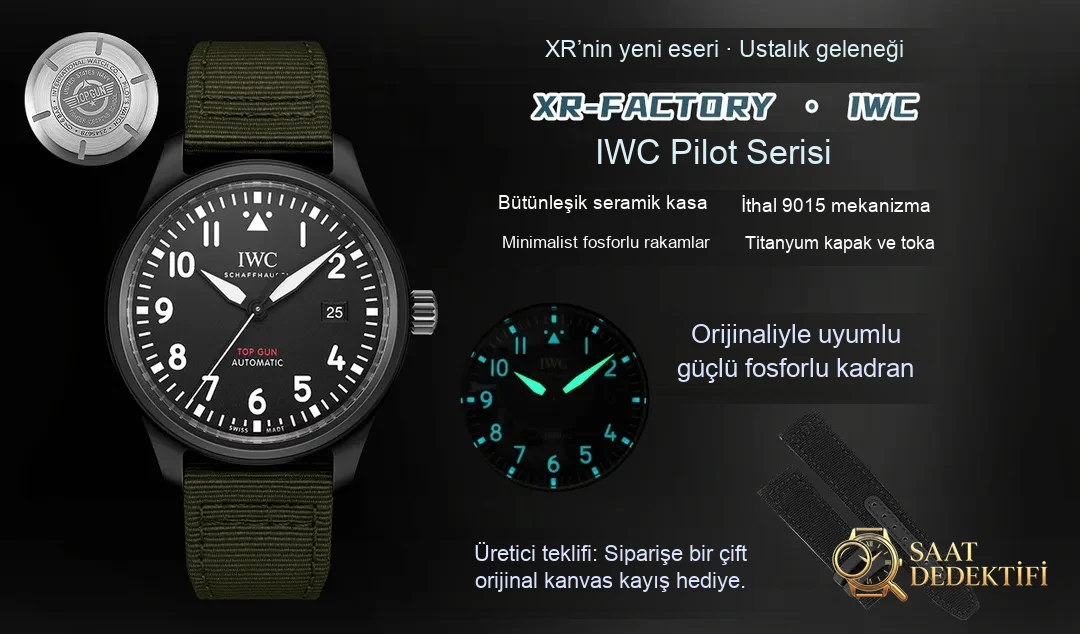 IWC Pilot Replika Saat İncelemesi - Ön Görünüm ve Kasa Tasarımı