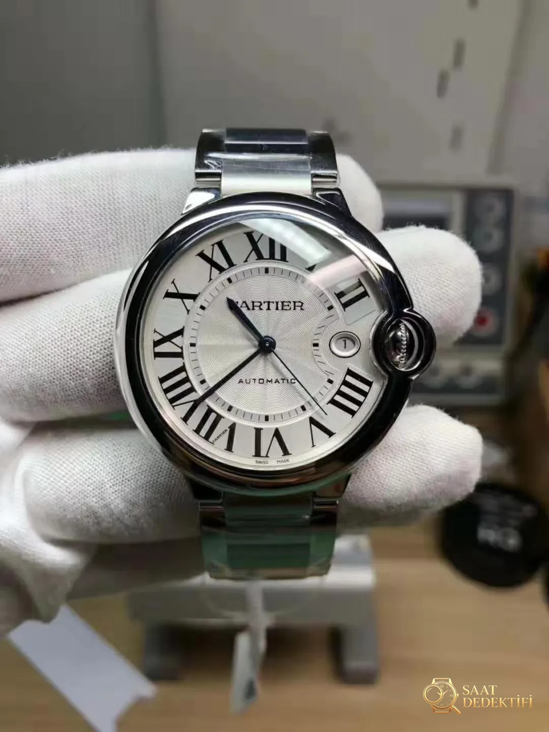 V6 Replika Cartier Ballon Bleu Çelik Saat