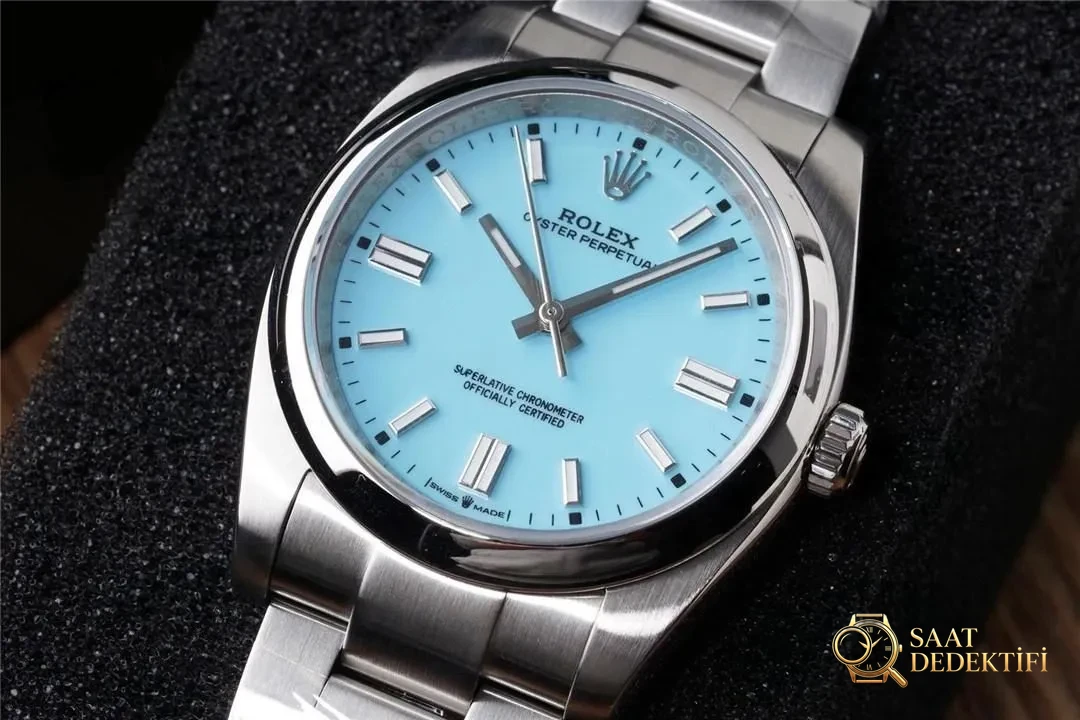 Yeni cila kadranlı KRF Factory Rolex Oyster Perpetual 126000 serisi 36 mm işçiliği nasıl? - Makro Kadran ve İndeks İşçiliği