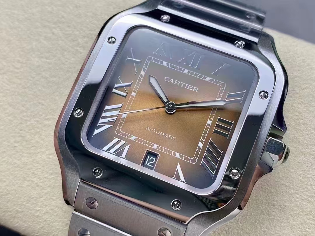 Replika Cartier Santos Gradient Sarı