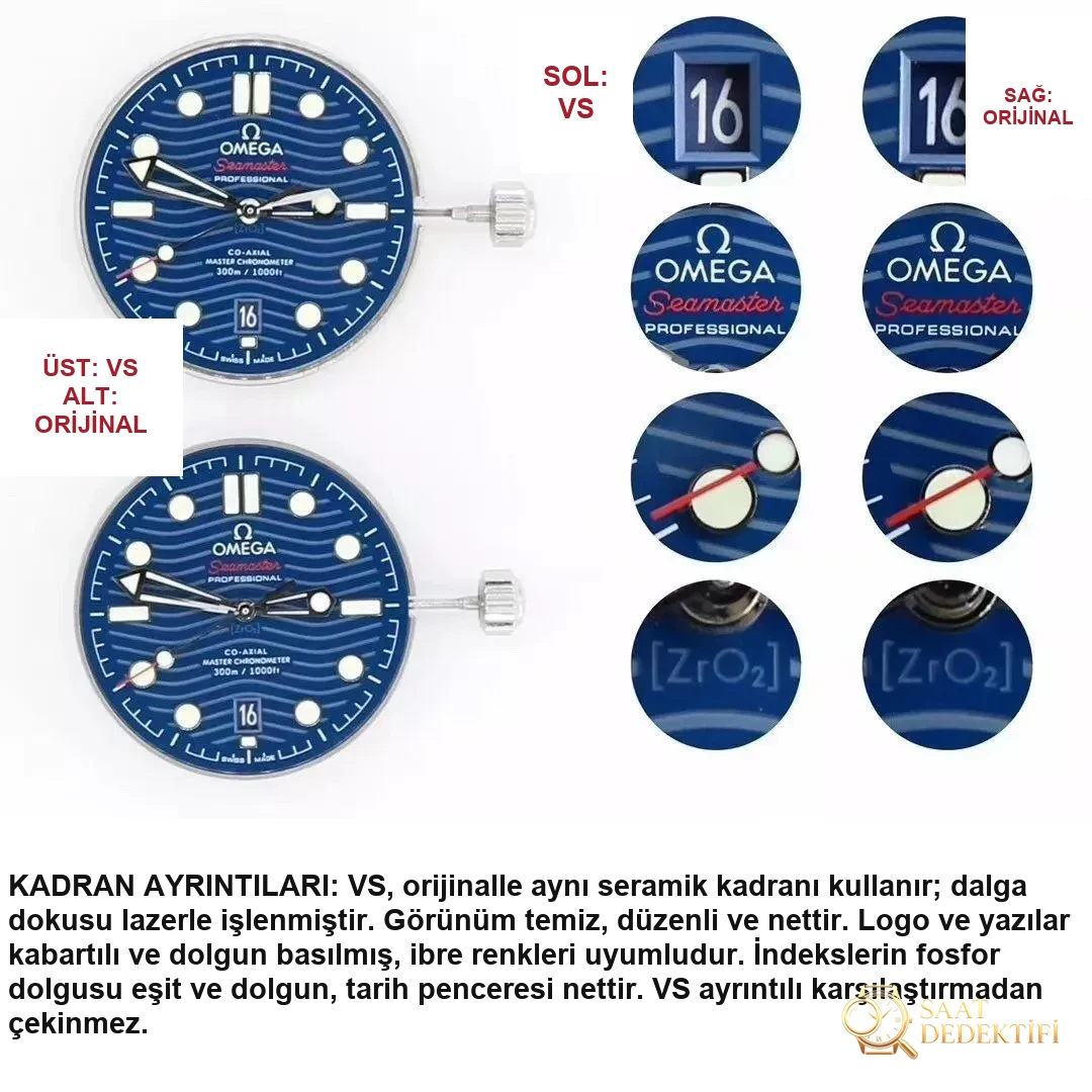 Yeni Mavi Kadranlı VS Factory Omega Seamaster 300m 42 mm 8800 Mekanizma Orijinal Karşılaştırmalı İnceleme, Seamaster 300 Nasıl? - Bilezik, Toka ve Klips Mekanizması