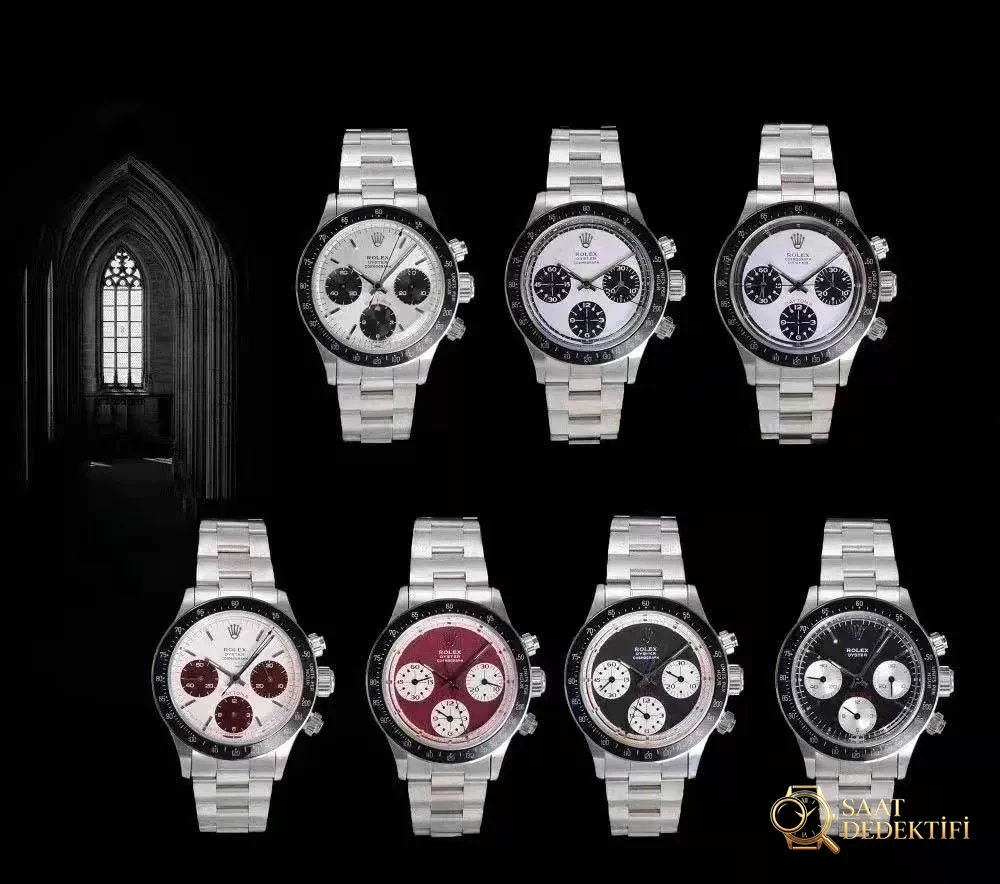 Rolex Daytona Paul Newman Paslanmaz Çelik Models