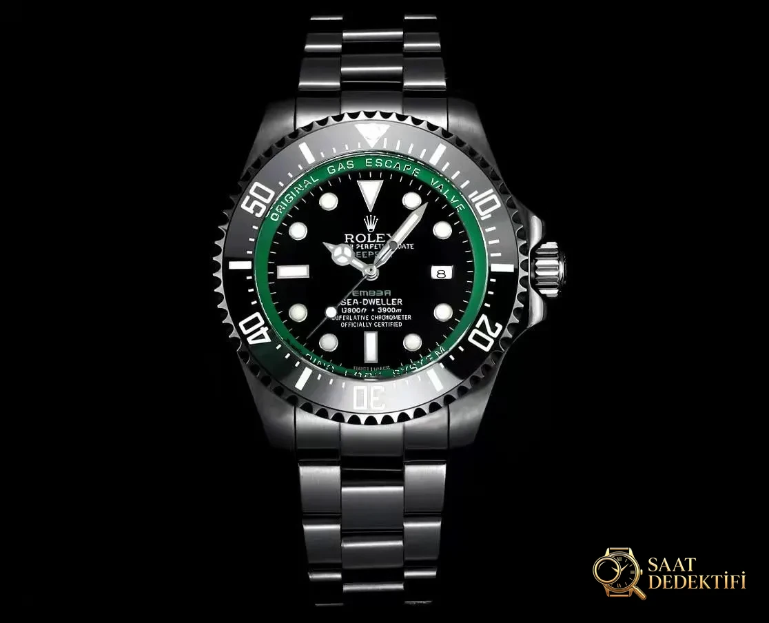 Rolex Blaken Yeşil Siyah