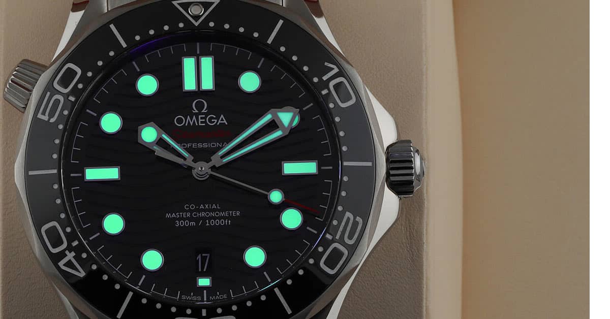 Omega Seamaster Diver 300m Co Axial Master Chronometer Lume Malzemesi