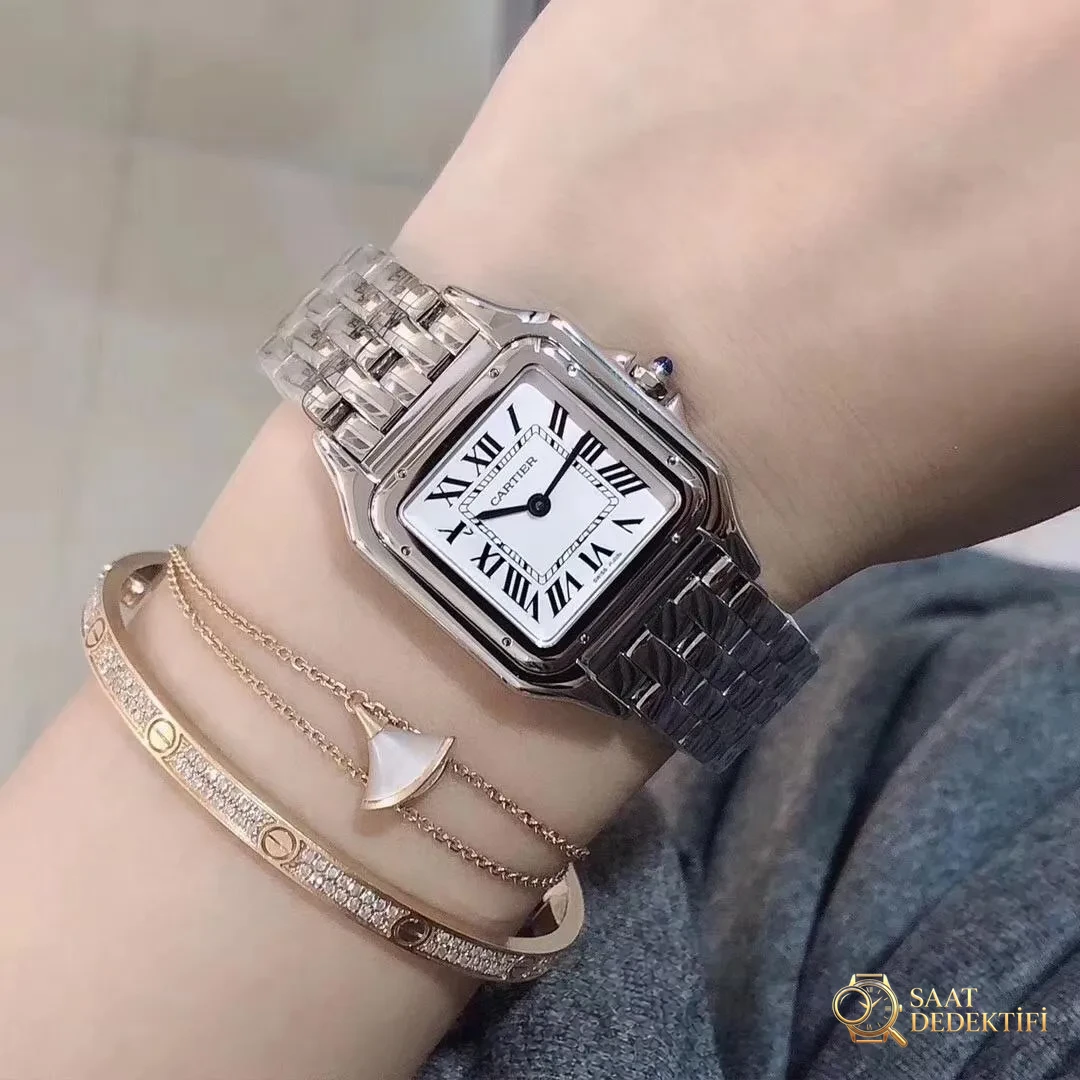 Yeni renk seçeneği: GF Factory Cartier Panthère replika kadın saatinin işçiliği nasıl? Orijinalle karşılaştırınca DJ Factory