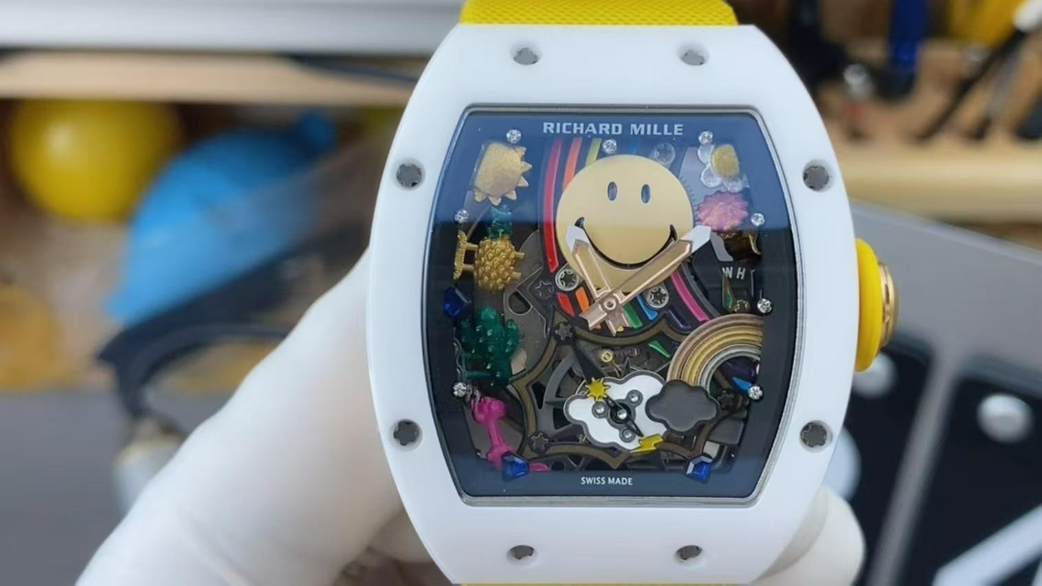 Replika Richard Mille RM088 Smile Face