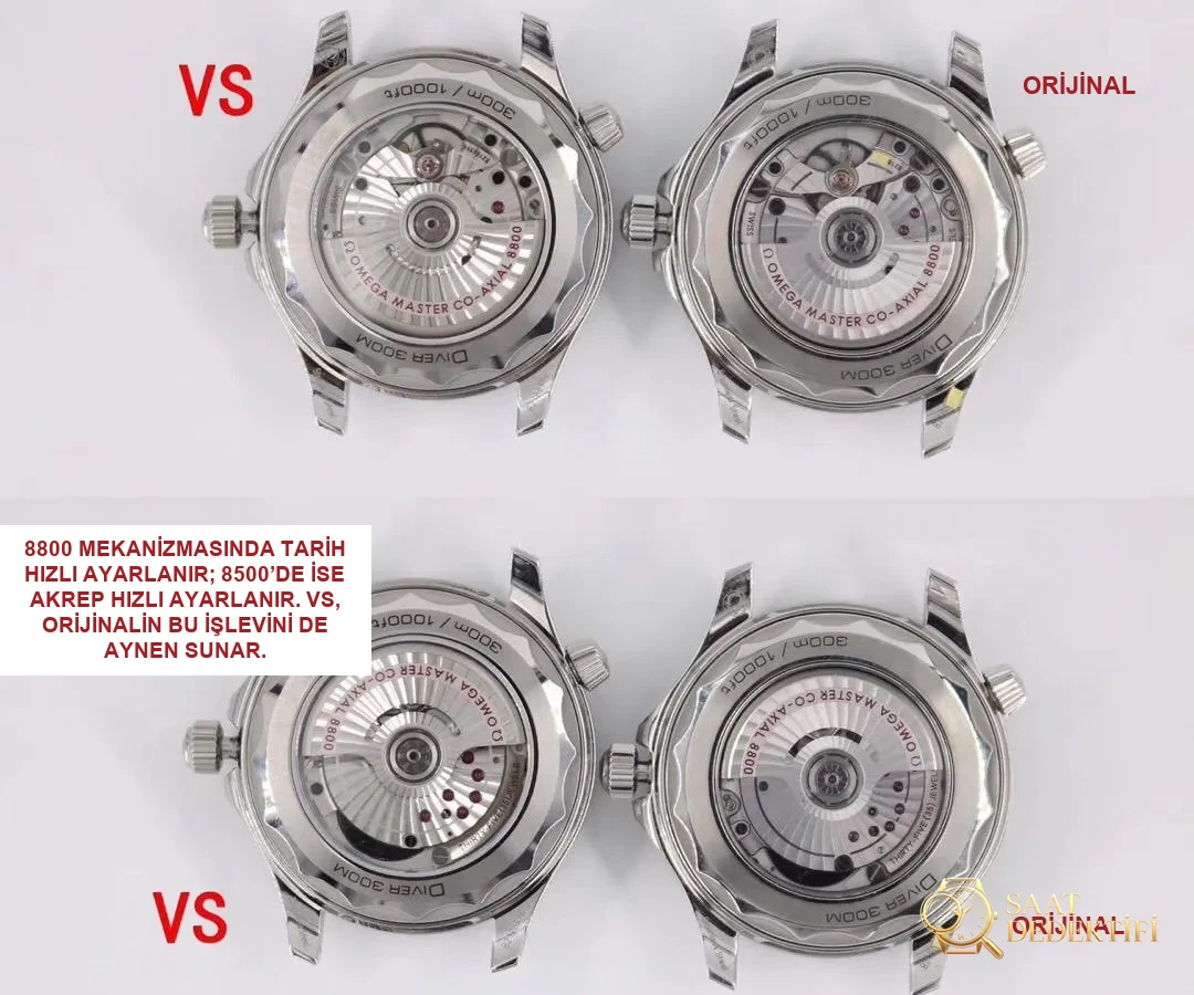 Yeni seramik kadranlı VS Factory Omega Seamaster 300M — dalgalı gri kadran, beyaz mine saat işaretli bezel dalış saatinin karşılaştırmalı incelemesi - Kasa Çeliği ve Polisaj Kalitesi
