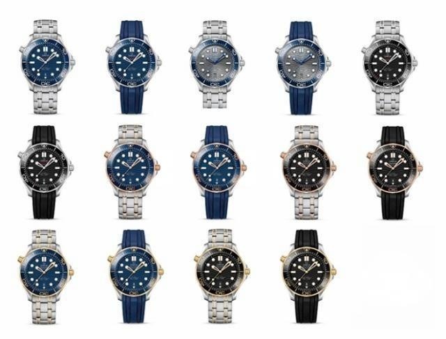 Yeni seramik kadranlı VS Factory Omega Seamaster 300M — dalgalı gri kadran, beyaz mine saat işaretli bezel dalış saatinin karşılaştırmalı incelemesi — 24. fotoğraf