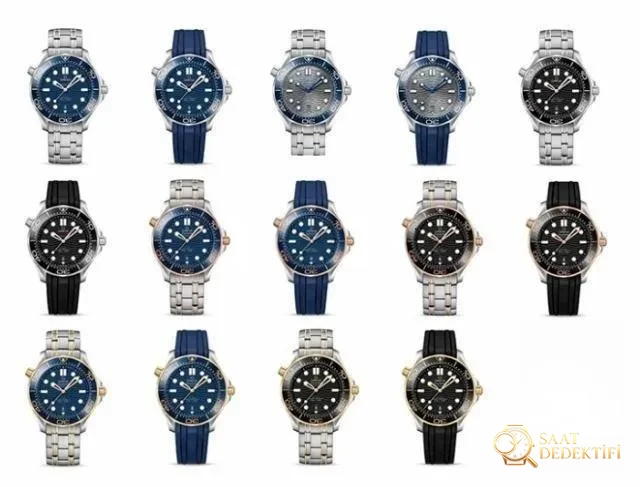Yeni seramik kadranlı VS Factory Omega Seamaster 300M — dalgalı gri kadran, beyaz mine saat işaretli bezel dalış saatinin karşılaştırmalı incelemesi - Bezel İçi Rehaut Gravürü ve Hizalaması