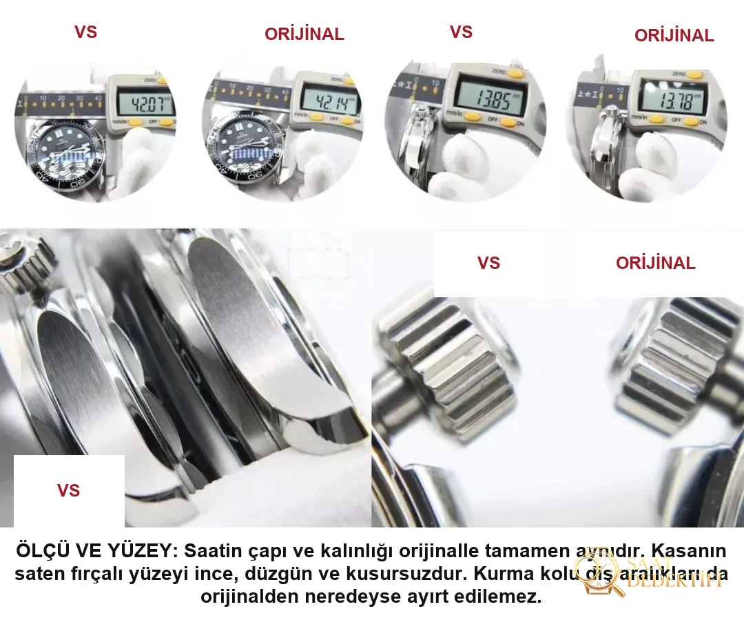 Yeni Siyah Kadranlı VS Factory Omega Seamaster 300M Gerçek-Replika Karşılaştırması ve Orijinal İncelemesi - Bilekte Duruş ve Kasa Orantısı