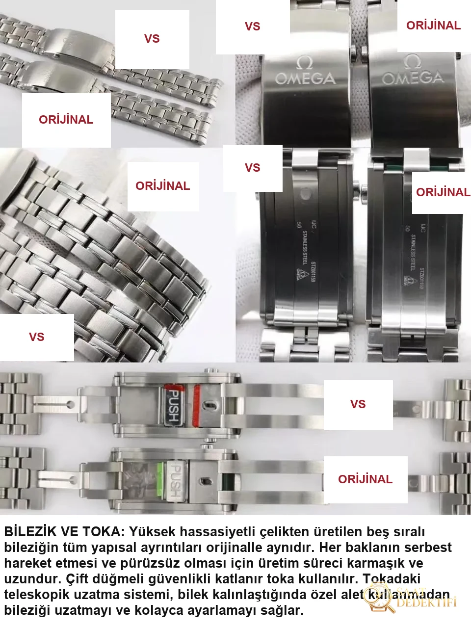 Yeni Siyah Kadranlı VS Factory Omega Seamaster 300M Gerçek-Replika Karşılaştırması ve Orijinal İncelemesi - Mekanizma Zemberek ve Balans Detayı