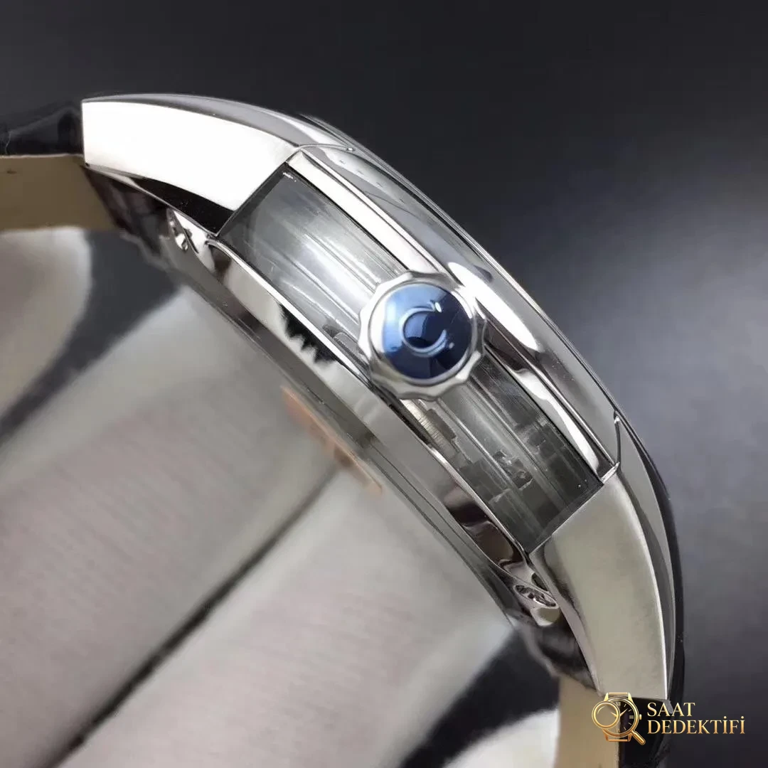 Yeni ürün incelemesi: VS Factory Omega De Ville Parlak Beyaz 8500 mekanizma 41 MM timsah derisi safir cam replika saat - Makro Kadran ve İndeks İşçiliği